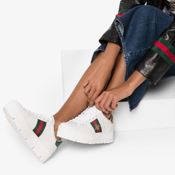 GUCCI women's ace platform sneaker